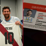 messi socio honorario de River